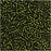 Toho Round Seed Beads 15/0 #37 'Silver Lined Olivine' 8g