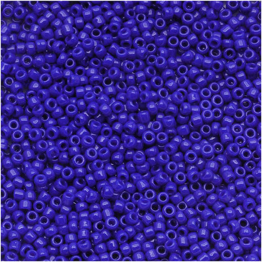 Toho Round Seed Beads 15/0 #48 Opaque Navy Blue 8g