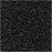 Toho Round Seed Beads 15/0 49 'Opaque Jet' 8 Gram Tube