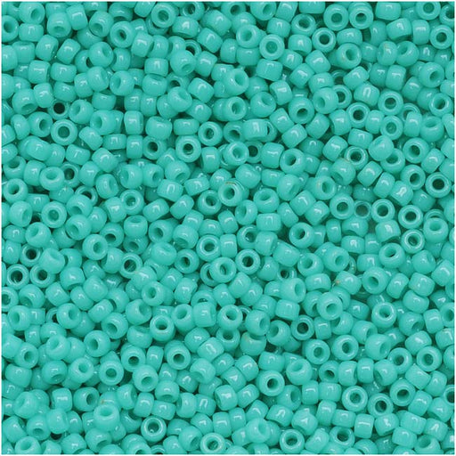 Toho Round Seed Beads 15/0 55 'Opaque Turquoise' 8 Gram Tube