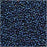 Toho Round Seed Beads 15/0 #88 'Metallic Cosmos' Blue 8g