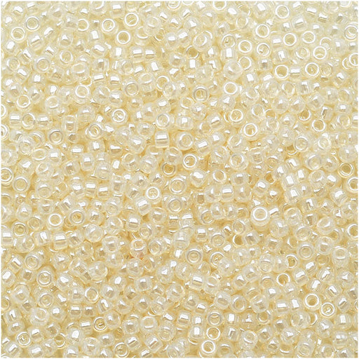 Toho Round Seed Beads 15/0 #147 - Ceylon Light Ivory (8 Grams)