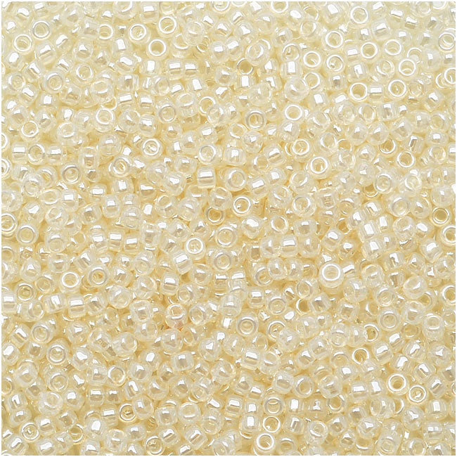 Toho Round Seed Beads 15/0 #147 - Ceylon Light Ivory (8 Grams)