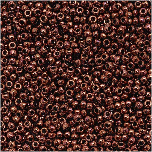 Toho Round Seed Beads 15/0 222 'Dark Bronze' 8 Gram Tube