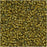 Toho Round Seed Beads 15/0 246 'Luster Black Diamond/Opaque Yellow Lined' 8 Gram Tube