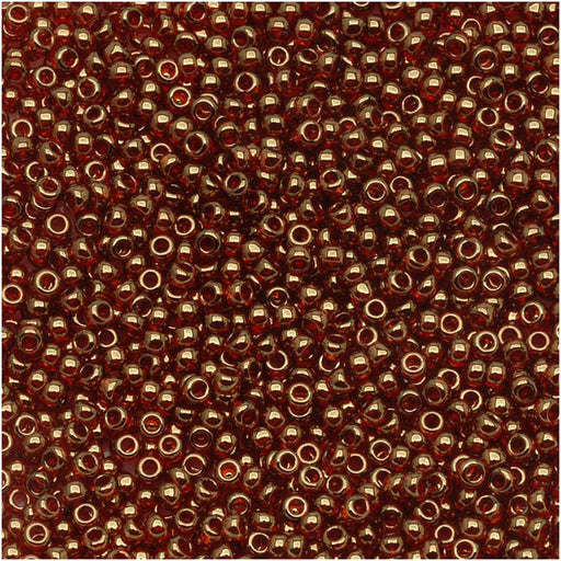 Toho Round Seed Beads 15/0 #329 'Gold Lustered African Sunset' 8g