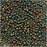 Toho Round Seed Beads 15/0 #508 'Higher Metallic Iris Olivine' 8g
