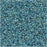Toho Round Seed Beads 15/0 773 'Rainbow Crystal/Montana Blue Lined' 8 Gram Tube