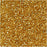 Toho Round Seed Beads 15/0 #22B 'Silver Lined Medium Topaz' 8g