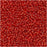 Toho Round Seed Beads 15/0 25C 'Silver Lined Ruby' 8 Gram Tube