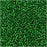 Toho Round Seed Beads 15/0 #27B 'Silver Lined Grass Green' 8g