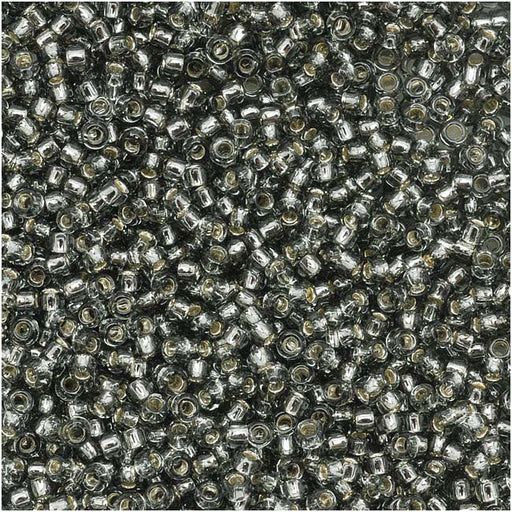 Toho Round Seed Beads 15/0 29B 'Silver Lined Gray' 8 Gram Tube