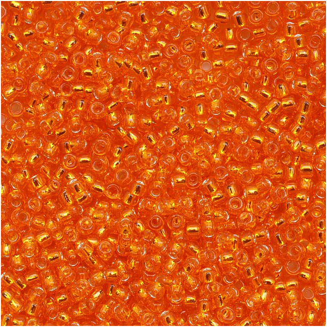 Toho Round Seed Beads 15/0 30B 'Silver Lined Hyacinth' 8 Gram Tube