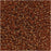 Toho Round Seed Beads 15/0 941F 'Transparent Frosted Umber' 8 Gram Tube