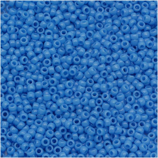 Toho Round Seed Beads 15/0 #43D 'Opaque Cornflower' 8g