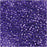 Toho Round Seed Beads 15/0 #2224 'Silver Lined Purple' 8g