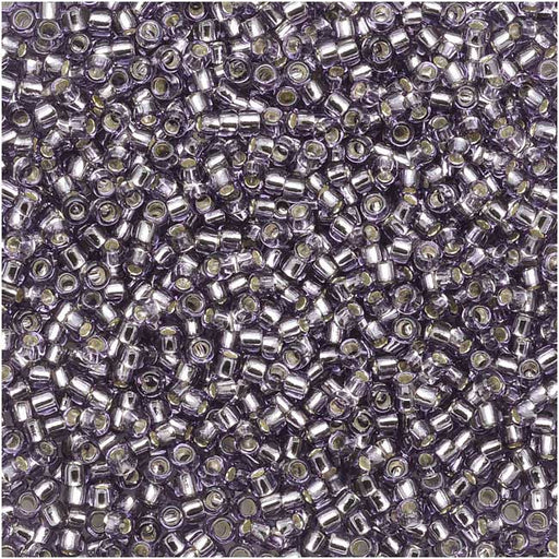 Toho Round Seed Beads 15/0 #39 - Silver Lined Tanzanite (8 Grams)