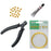 Memory Wire Bracelet Starter Set, Gold - Just-Add-Beads Collection