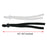 Fablastic Stretch Cord with Cord Lock for Mask Making, Flat 5mm (0.196 Inch) Thick, Black & White Assorted Pack (12 Pieces)