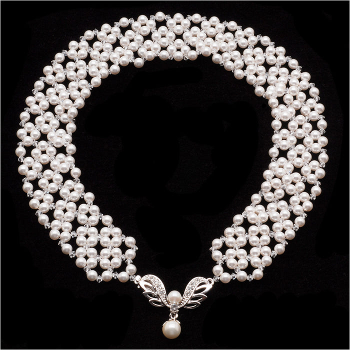 Retired - Angel's Wings Bridal Choker