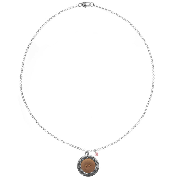 Retired - Survivor Hand Stamped Necklace