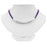 Noodle Bead Necklace in Purple