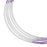 Noodle Bead Necklace in Purple