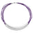 Noodle Bead Necklace in Purple