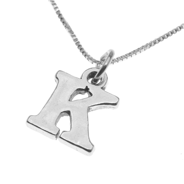 Retired - Sterling Silver Initial Necklace