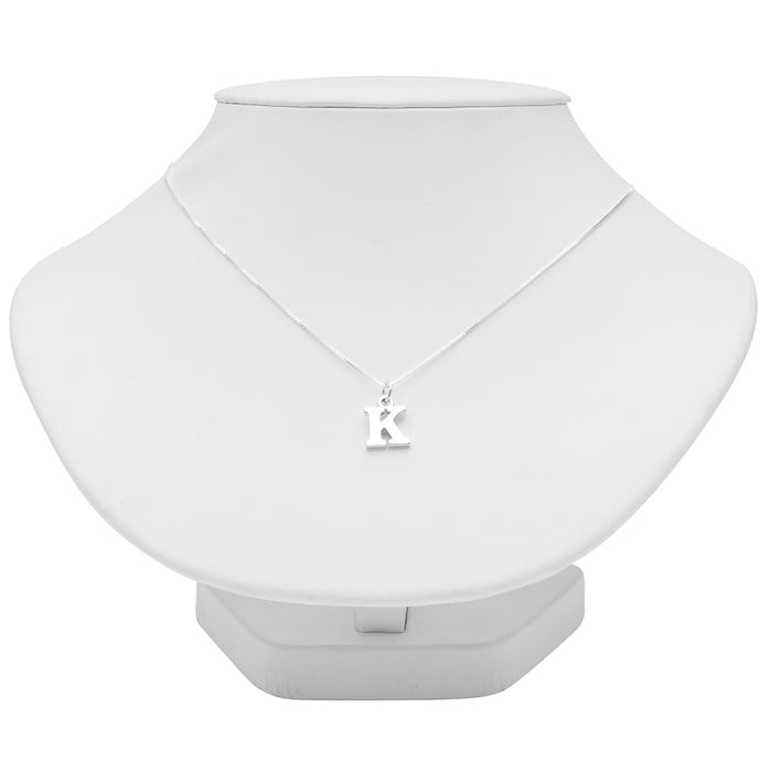 Retired - Sterling Silver Initial Necklace