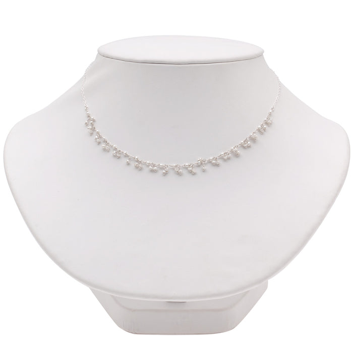Simply Beautiful Pearl Chain Necklace