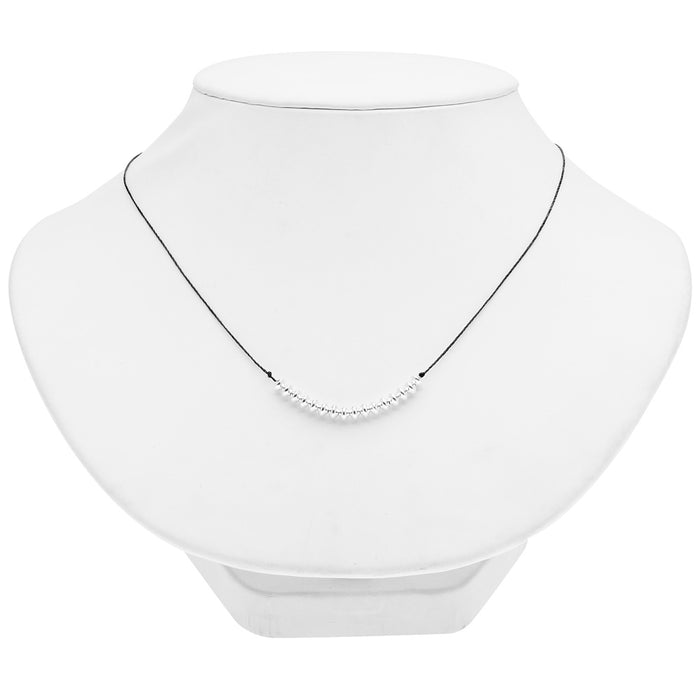Retired - Delicate Sterling Saucer Necklace