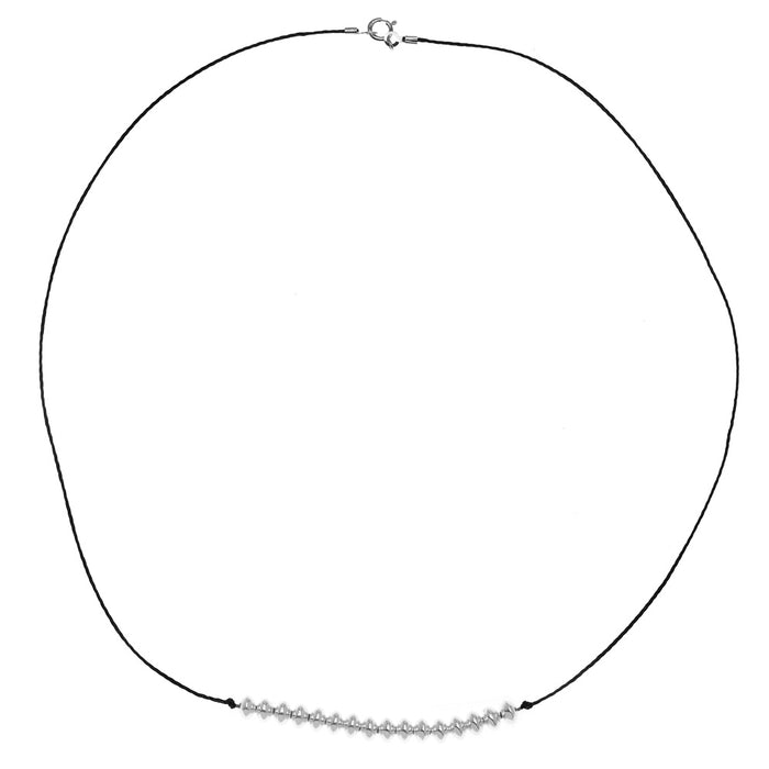 Retired - Delicate Sterling Saucer Necklace