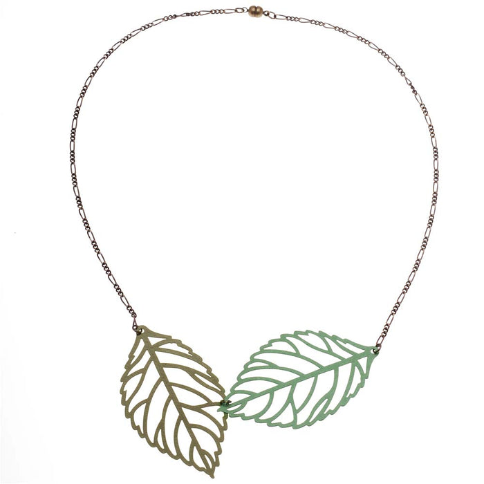 Retired - Floating Leaves Necklace