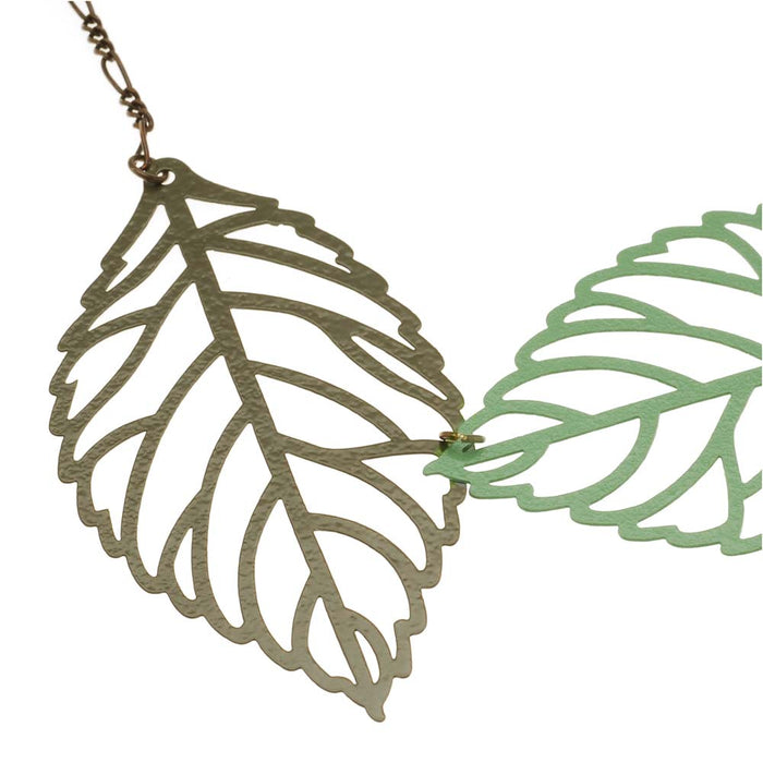 Retired - Floating Leaves Necklace