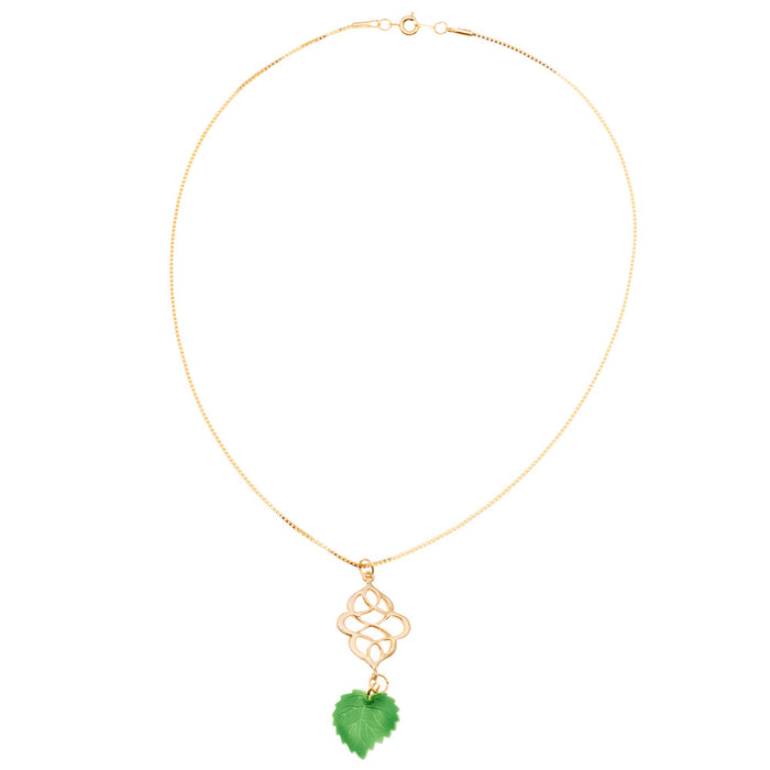 Retired - Lucky Leaf Necklace