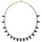 Retired - Jet Vega Twist Necklace