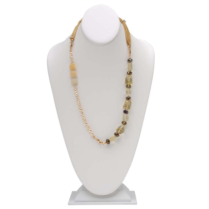Retired - Lemon Cream Necklace & Bracelet