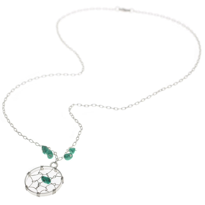 Retired - Wire Wrapped Dream Catcher Necklace