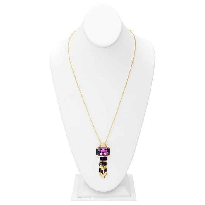 Retired - Amethyst Fringe Necklace