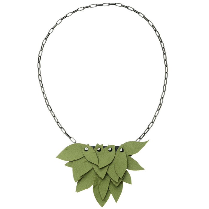 Retired - Fringed Leaves Necklace
