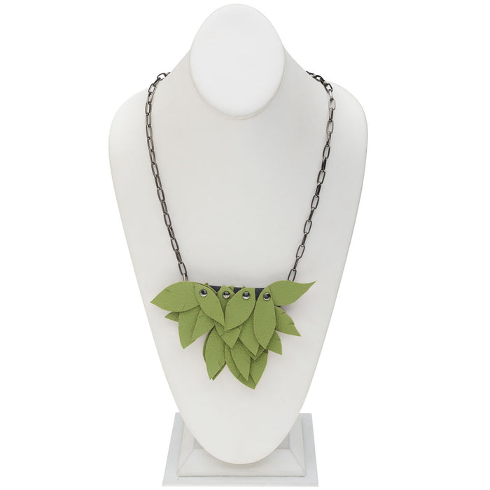 Retired - Fringed Leaves Necklace