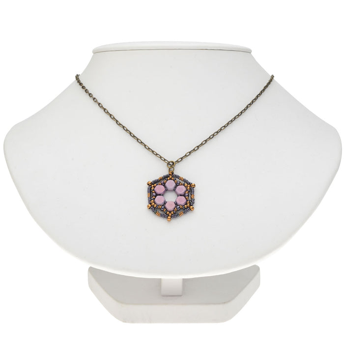 Lilac Iris Pendant Necklace (Reboot)