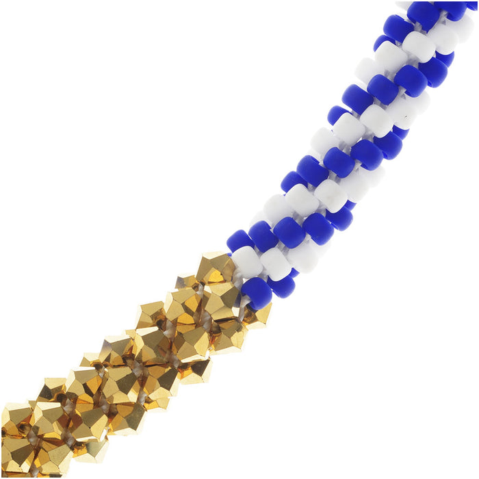 Just Beachy Beaded Kumihimo Necklace (Reboot)