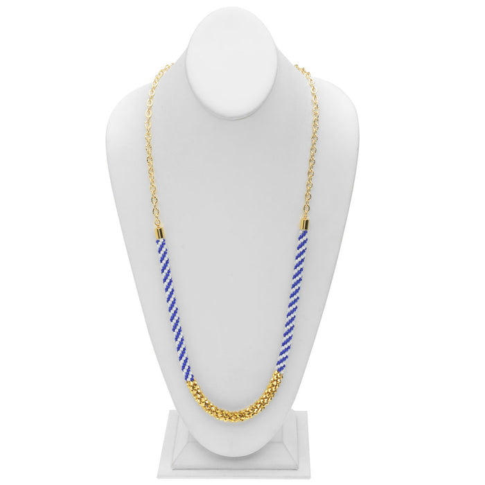 Just Beachy Beaded Kumihimo Necklace (Reboot)
