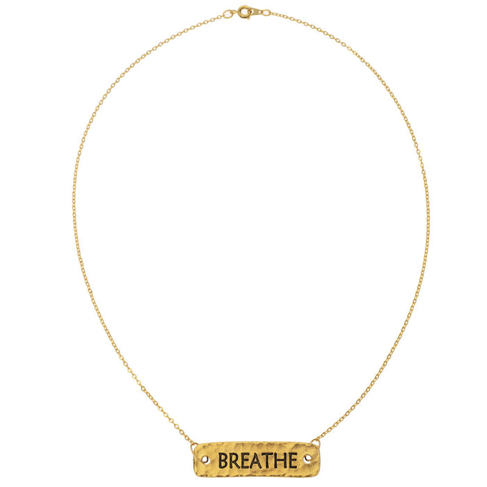 Retired - Gold Breathe Necklace