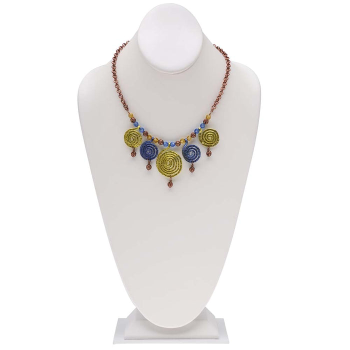 Retired - Spirals and Stars Necklace