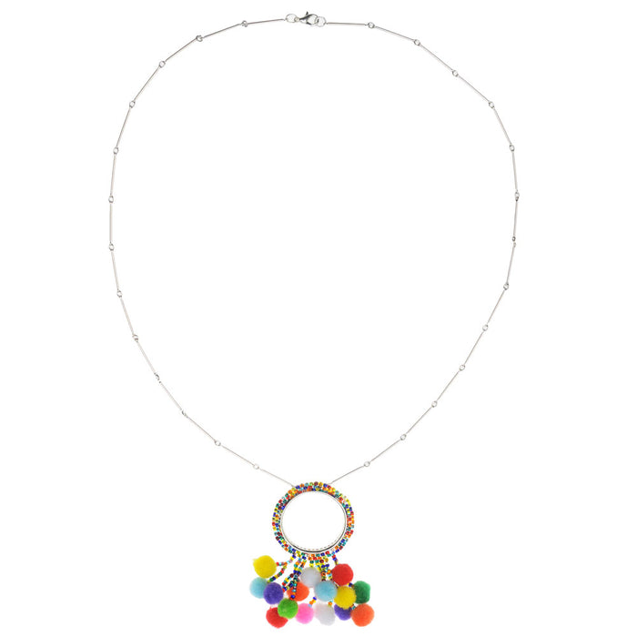 Retired - Pom Fringe Necklace