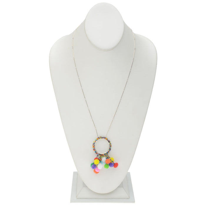 Retired - Pom Fringe Necklace