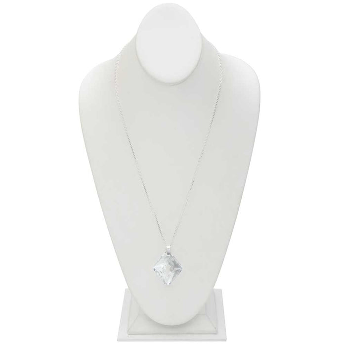 Retired - Growing Crystal Rhombus Necklace